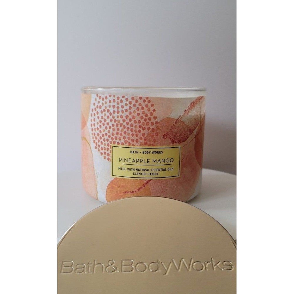 NEW *Pineapple Mango* Bath & Body Works 3-Wick Candle